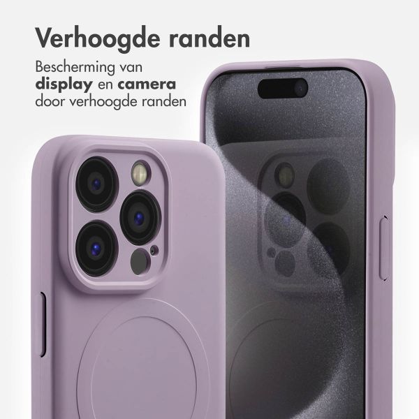 imoshion Color Backcover met MagSafe iPhone 15 Pro - Paars