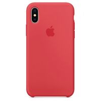 Apple Silicone Backcover Apple iPhone X - Red Raspberry