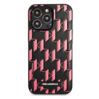 Karl Lagerfeld Hardcase Backcover Monogram Plaque iPhone 13 Pro - Roze