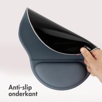 imoshion Ergonomische muismat - Muismat met polssteun - 30 x 25 cm - Seal Blue