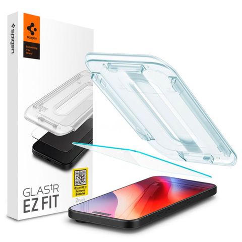 Spigen EZ Fit Glas.tR with Applicator - 1 pack Apple iPhone 16 Pro