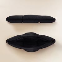 Selencia Vaya Puffy Laptoptas 16 inch - Midnight Black