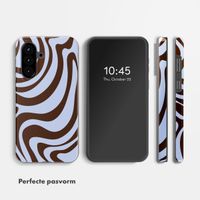 Selencia Vivid Backcover Samsung Galaxy A57 (5G) - Dream Swirl Chocolate