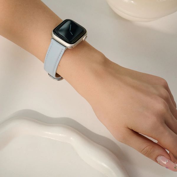 Burga Genuine Leather Band Apple Watch | 38/40/41/42 mm - Dream / Silver