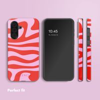 Selencia Vivid Back Cover Samsung Galaxy A37 (5G) - Dream Swirl Pink