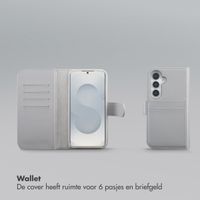 Selencia Olyn Uitneembare Bookcase met MagSafe Samsung Galaxy S24 / S25 - Grijs