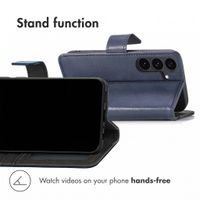 imoshion Luxury Bookcase Samsung Galaxy S26 FE - Dark Blue