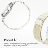 Accezz Nylon Alpine Band Apple Watch | 38/40/41/42 mm - Starlight