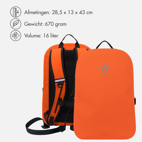 imoshion Air-Tight Waterproof rugzak 16L - Medium - Apricot Crush Orange