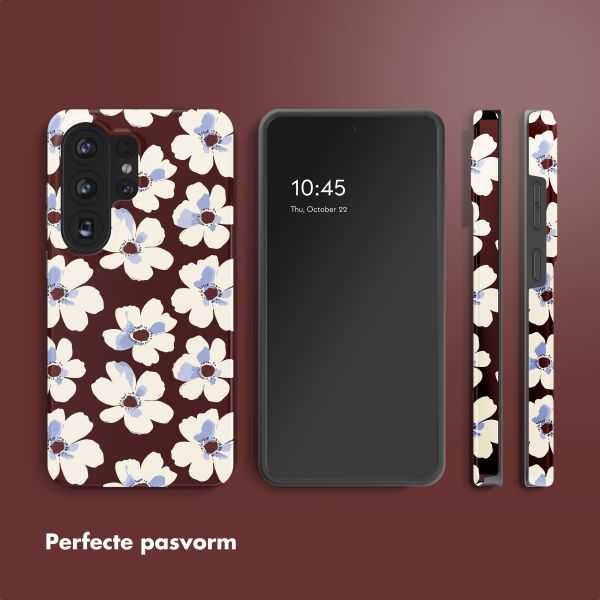 Selencia Vivid Backcover Samsung Galaxy S26 Ultra - Choco Flower Pop
