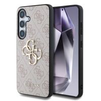 Guess 4G Metal Logo Backcover Samsung Galaxy S25 Plus - Roze