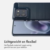 imoshion Brushed Backcover Motorola Moto G86 Power - Donkerblauw