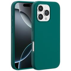 Accezz Liquid Silicone Backcover met MagSafe iPhone 16 Pro - Forest Green