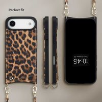Selencia Nova Phone Case with Cord and Card Holder Apple iPhone Air - Leopard