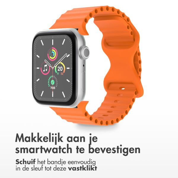 imoshion Athletic siliconenbandje Apple Watch Series 1 t/m 11 / SE / Ultra (44/45/46/49 mm) - Oranje