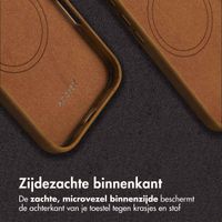 Accezz Vintage Leather Magsafe Backcover Apple iPhone 16 Pro - Tabacco Cognac