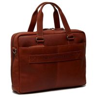 The Chesterfield Brand Manhattan Laptoptas 15-15.6 inch - Echt leer - Cognac