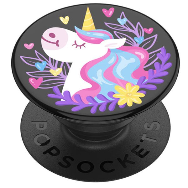 PopSockets PopGrip - Afneembaar - Unicorn Day Dreams Black Gloss