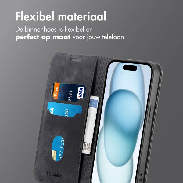 imoshion Slim Bookcase Apple iPhone 15 - Zwart