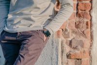 UAG Leather Strap band Apple Watch Series 1 t/m 9 / SE (38/40/41 mm) | Series 10 / 11 (42 mm) - Bruin