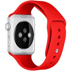 imoshion Siliconen bandje Apple Watch Series 1 t/m 11 / SE / Ultra (44/45/46/49 mm) - Rood