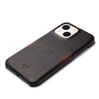 Wachikopa Full Wrap Backcover iPhone 13 - Dark Brown