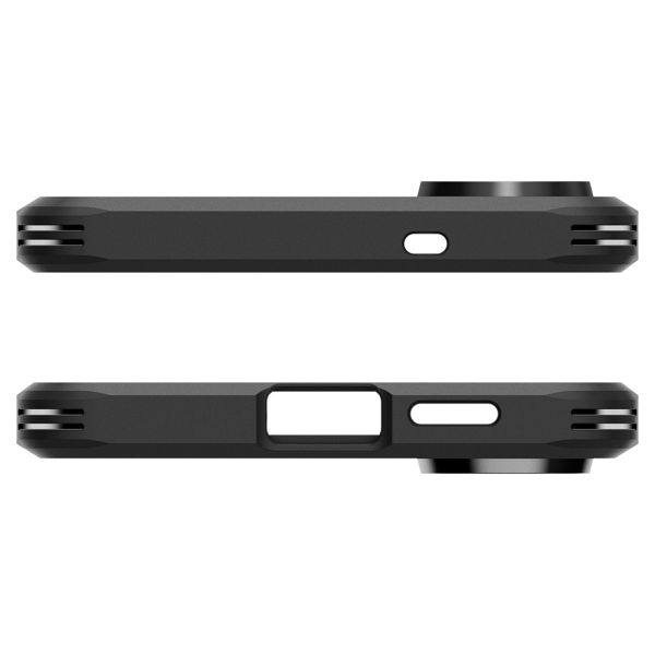 Spigen Tough Armor Backcover MagSafe Samsung Galaxy S25 Edge - Zwart