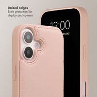 Selencia Nova Phone Case with Cord and Card Holder Apple iPhone 16 - Dusty Rose