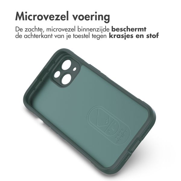 imoshion EasyGrip Backcover iPhone 13 - Donkergroen