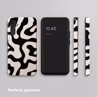Selencia Vivid Backcover Samsung Galaxy A34 (5G) - Art Wave Black