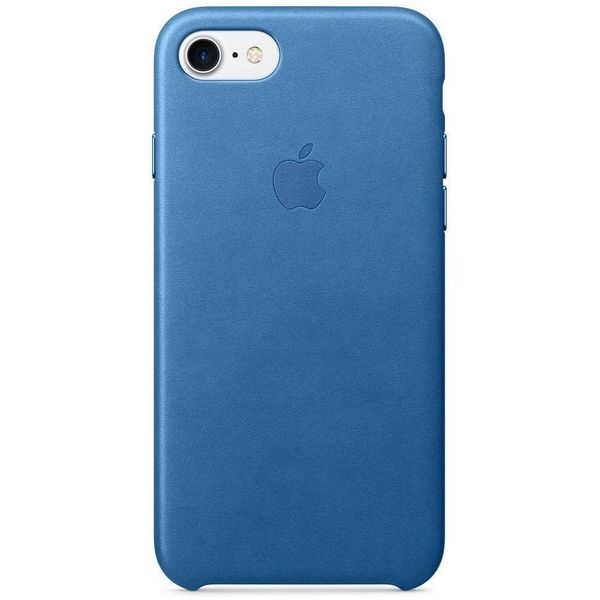 Apple Leather Backcover iPhone SE (2022 / 2020) / 8 / 7 - Sea Blue