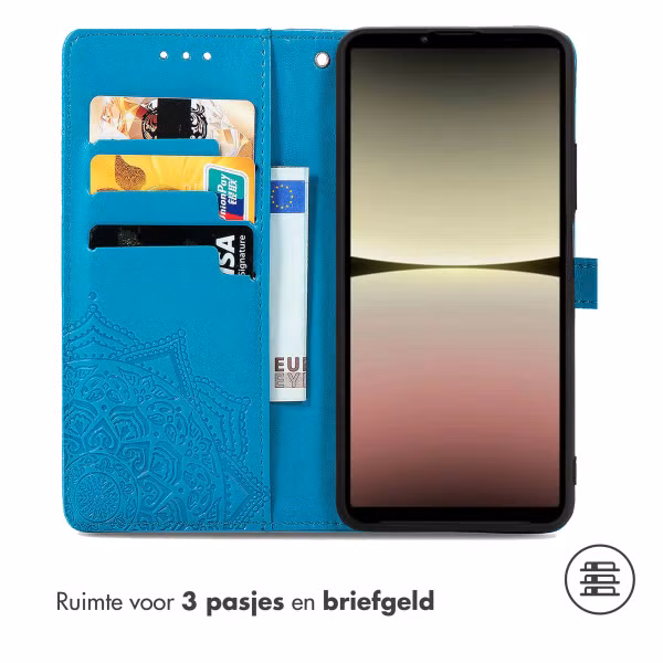 imoshion Mandala Bookcase Sony Xperia 10 V - Turquoise