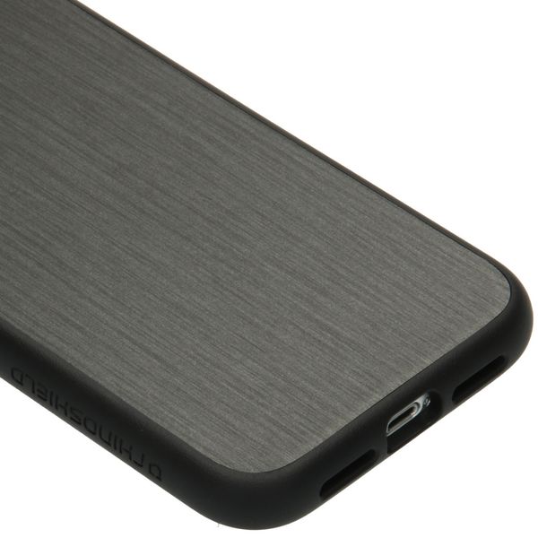 RhinoShield SolidSuit Backcover iPhone 11 - Brushed Steel