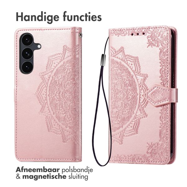 imoshion Mandala Bookcase Samsung Galaxy S26 FE - Rose Gold
