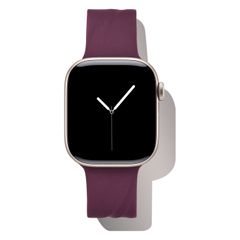 iDeal of Sweden Watch Band Soft Swirl Apple Watch | 38/40/41/42 mm - Maat S/M - Velvet Plum
