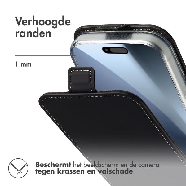 Accezz Flipcase Apple iPhone 17 Pro - Zwart