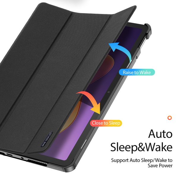 Dux Ducis Domo Bookcase Xiaomi Redmi Pad 2 - Zwart