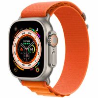 Apple Alpine Loop Band Apple Watch Series 1-10 / SE / Ultra (2) - 42/44/45/46/49 mm - Maat S - Oranje