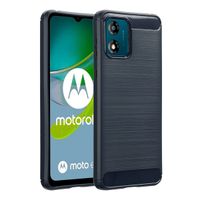 imoshion Brushed Backcover Motorola Moto E13 - Donkerblauw