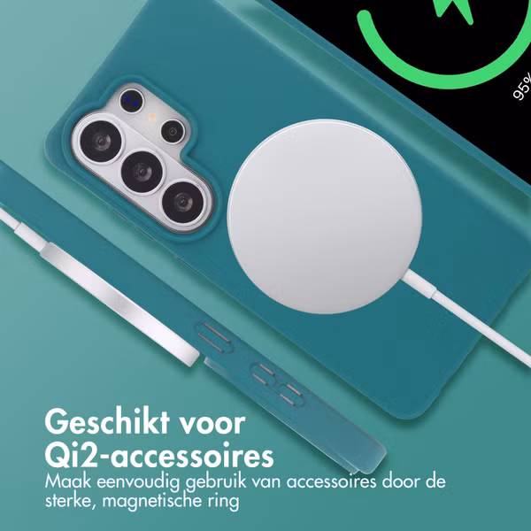 imoshion Color Backcover met afneembaar koord met MagSafe Samsung Galaxy S26 Ultra - Dark Green