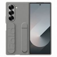 Samsung Originele Silicone Backcover met Strap Samsung Galaxy Z Fold 6 - Gray