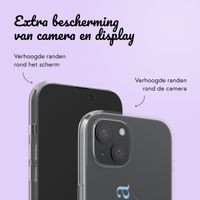 Gepersonaliseerd hoesje met naam iPhone 15 - Transparant