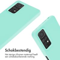 imoshion Siliconen hoesje met koord Xiaomi Redmi Note 11 Pro - Mintgroen