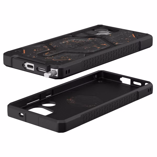 UAG Monarch Pro Backcover Samsung Galaxy S25 Ultra - Forged Carbon