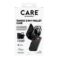 CARE by PanzerGlass Tango 2 in 1 Wallet Case MagSafe Apple iPhone 18 Pro / 17 Pro - Zwart