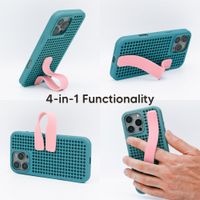 Callbuddy Hoesje met Strap Apple iPhone 16 Pro Max - Miami Vice