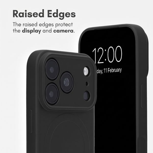 imoshion Colour Back Cover with MagSafe Apple iPhone 18 Pro / 17 Pro - Black