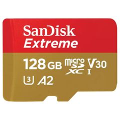 SanDisk microSD Extreme - 128GB - Inclusief RescuePro Deluxe - UHS-I/U3/Full HD/4K UHD