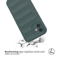 imoshion EasyGrip Backcover iPhone 12 - Donkergroen