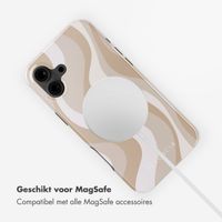 Selencia Vivid Tough Backcover met MagSafe Apple iPhone 16 - Desert Waves Beige